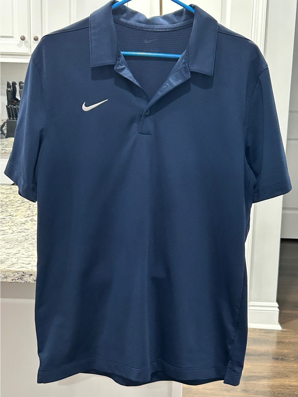 Nike Men’s Navy Blue Short-Sleeve Polo